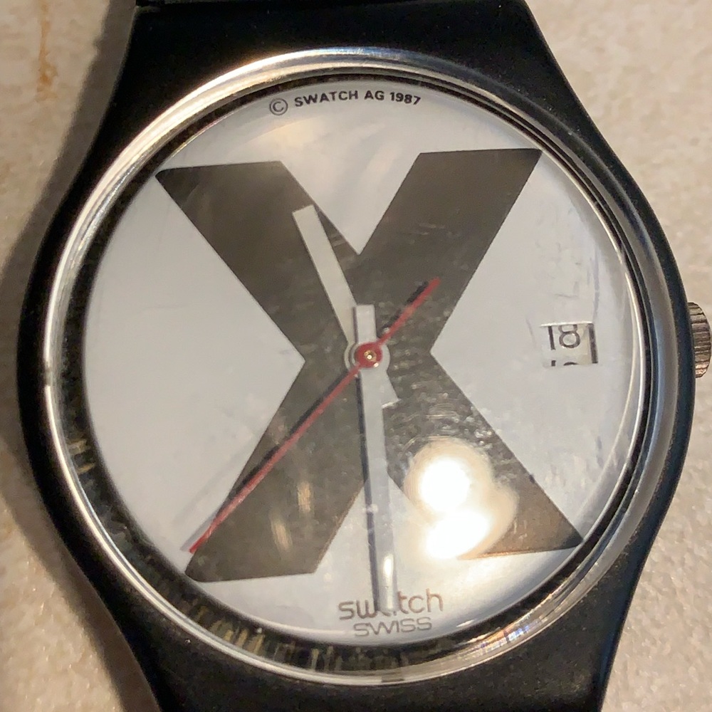 1987 Swatch “X-Rated” Vintage Watch